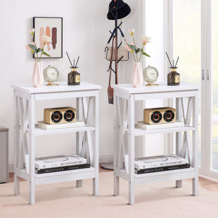 Lam 242 Tall End Table Set Set Of 2 
